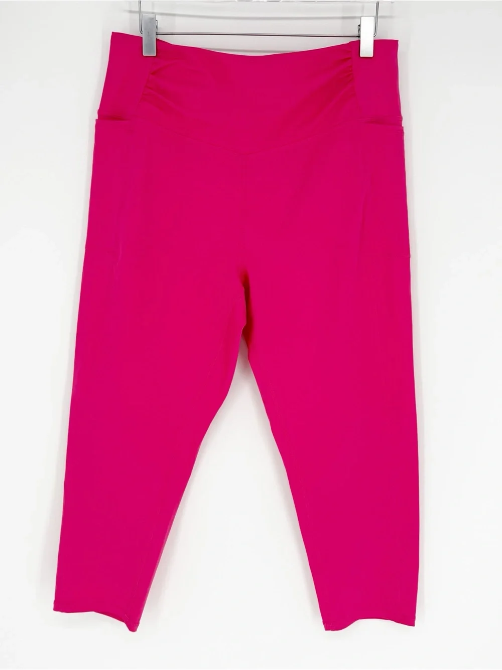 Free People‎ Movement Breath Easy Cropped Leggings L Pink
